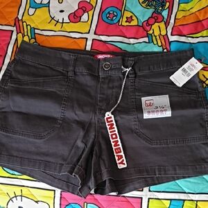 UNIONBAY Women's Charcoal Cargo Shorts